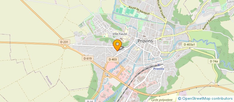 localisation de l'entreprise AMCL CONCIERGERIE  PROVINS