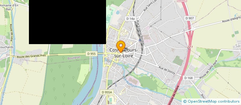 localisation de l'entreprise AMCL PARTNERS à COSNE-COURS-SUR-LOIRE