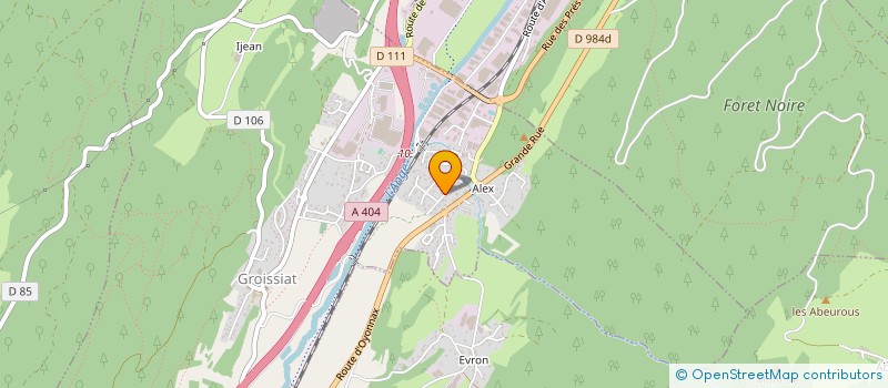 localisation de l'entreprise AMCL SOLUTIONS à GROISSIAT