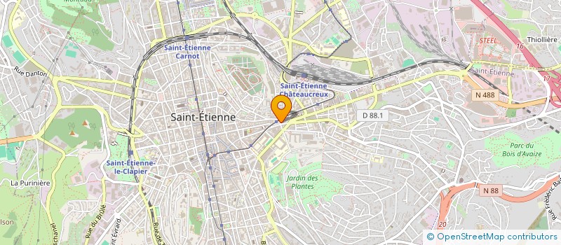 localisation de l'entreprise AMCME 2  SAINT-ETIENNE