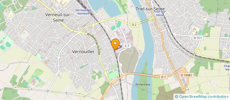 localisation de l'entreprise AMCNL  VERNOUILLET