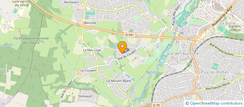 localisation de l'entreprise AMCO à LIMOGES