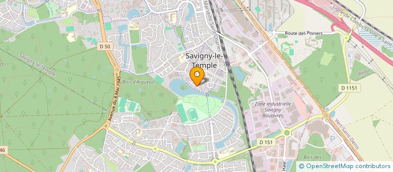 localisation de l'entreprise AMCO  SAVIGNY-LE-TEMPLE