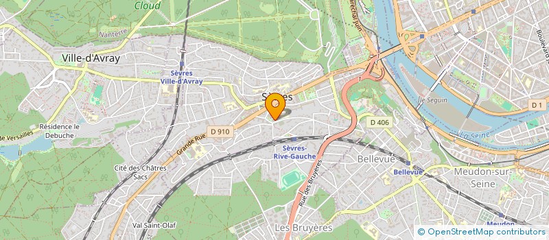 localisation de l'entreprise AMCO NOREG à SEVRES
