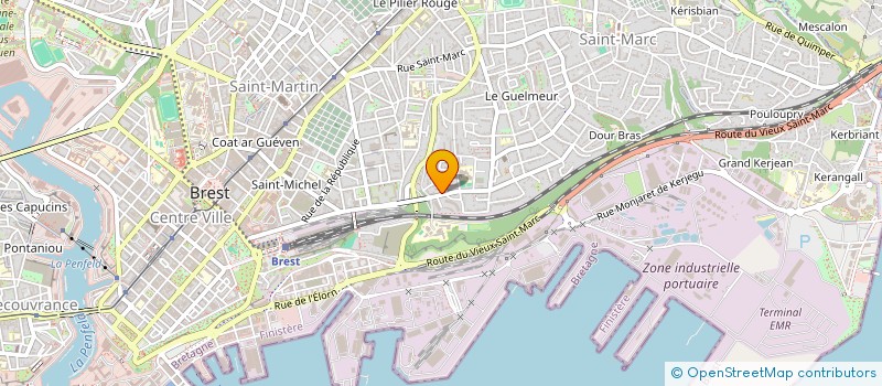 localisation de l'entreprise AMCOBRESTLOC  BREST