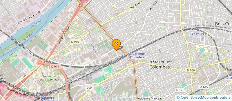 localisation de l'entreprise AMCOR FRANCE  COLOMBES