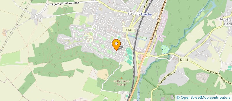 localisation de l'entreprise AMCR COURTAGE à ETRECHY