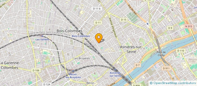 localisation de l'entreprise AMCRL à ASNIERES-SUR-SEINE