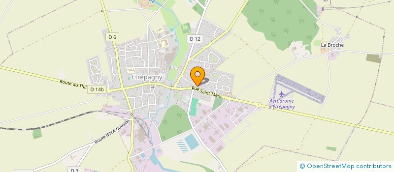 localisation de l'entreprise AMCS  ETREPAGNY