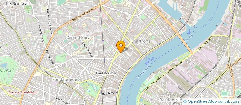 localisation de l'entreprise AMCS à BORDEAUX
