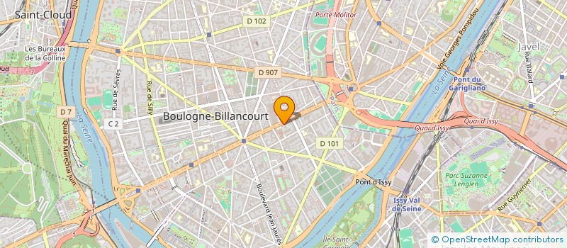 localisation de l'entreprise AMCS FRANCE à BOULOGNE-BILLANCOURT