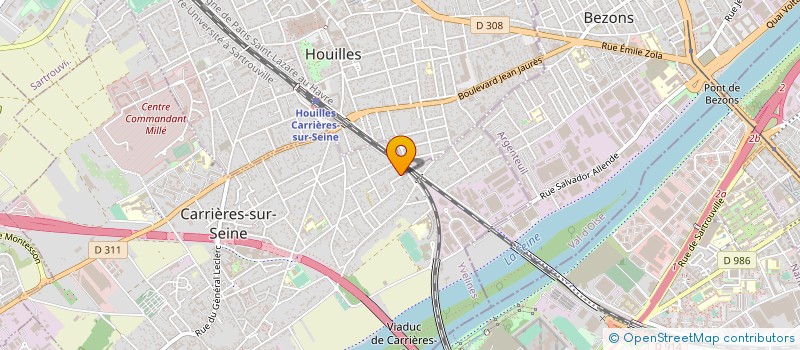 localisation de l'entreprise AMD  CARRIERES SUR SEINE