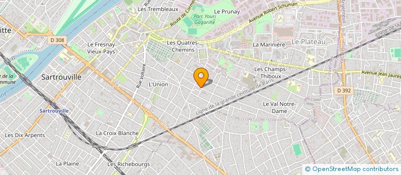 localisation de l'entreprise AMD  SARTROUVILLE