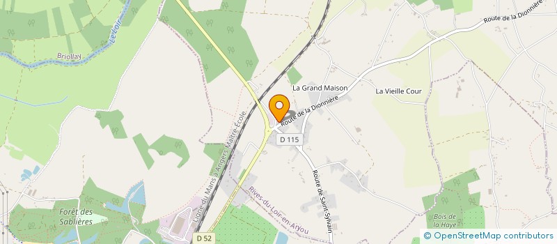 localisation de l'entreprise AMD  LOIRE-AUTHION