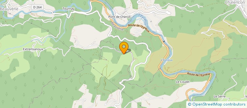 localisation de l'entreprise AMD  BEAUVENE