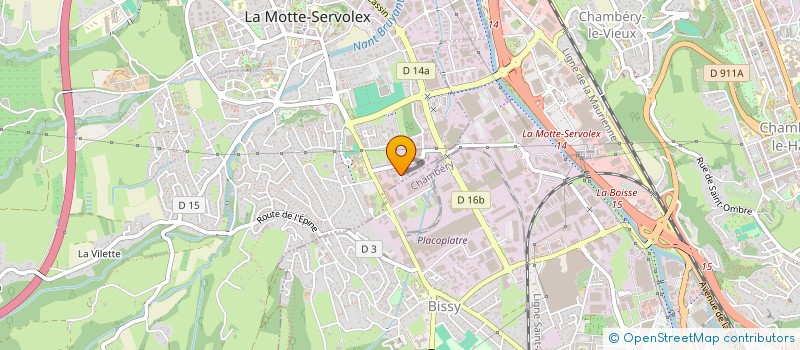 localisation de l'entreprise AMD à LA MOTTE-SERVOLEX