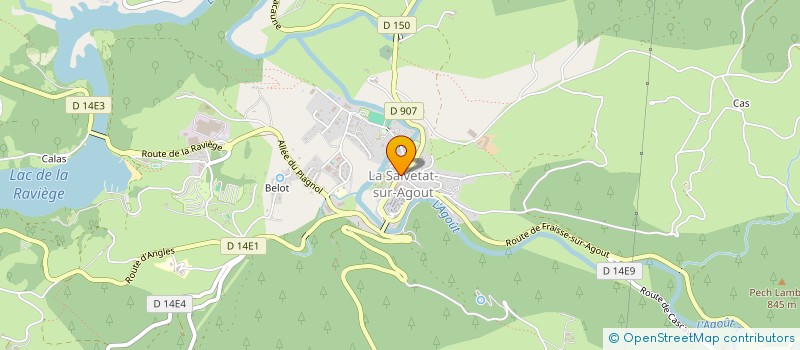 localisation de l'entreprise AMD  LA SALVETAT-SUR-AGOUT