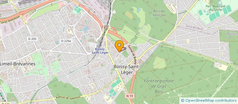 localisation de l'entreprise AMD+ à BOISSY-SAINT-LEGER