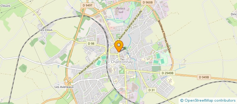 localisation de l'entreprise AMD à CHANTONNAY