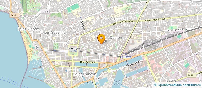 localisation de l'entreprise AMD à LE HAVRE