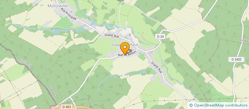 localisation de l'entreprise AMD  LE HAUT SOULTZBACH