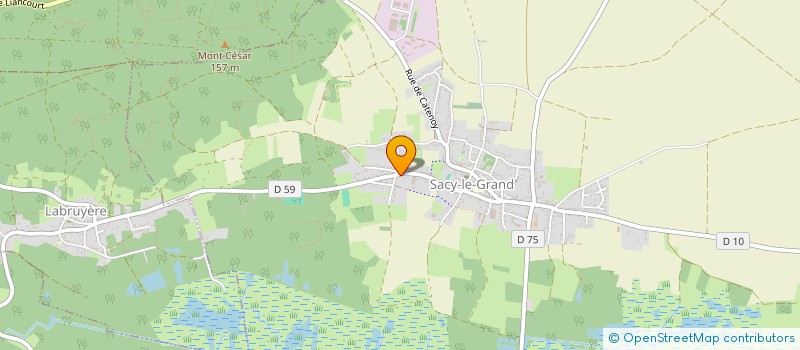 localisation de l'entreprise AMD à SACY-LE-GRAND