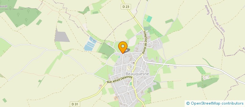 localisation de l'entreprise AMD  BEAUQUESNE