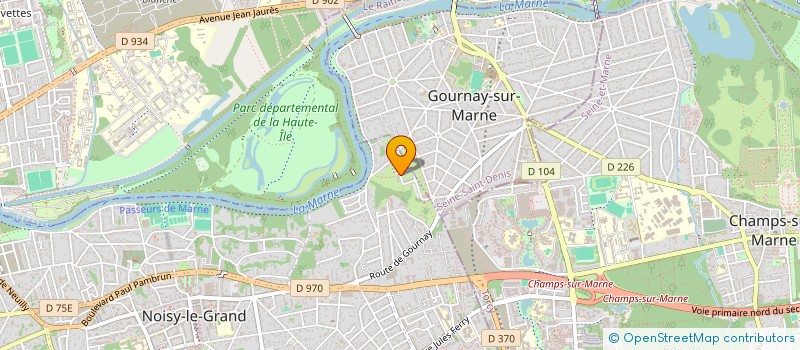 localisation de l'entreprise AMD BTP à NOISY-LE-GRAND