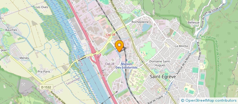 localisation de l'entreprise AMD COMPANY à SAINT-EGREVE