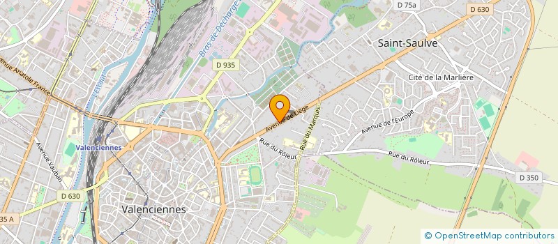 localisation de l'entreprise AMD CONCEPT à VALENCIENNES