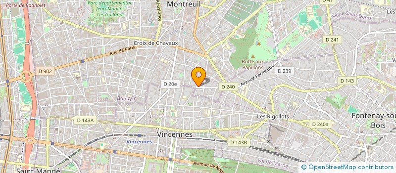 localisation de l'entreprise AMD CONCEPT  MONTREUIL