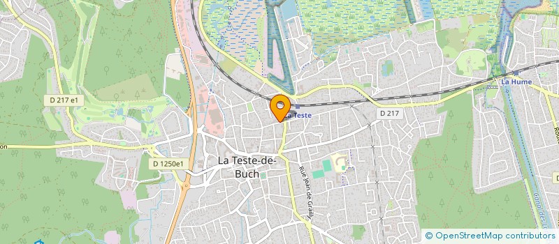 localisation de l'entreprise AMD CONSTRUCTION ET RENOVATION à LA TESTE DE BUCH