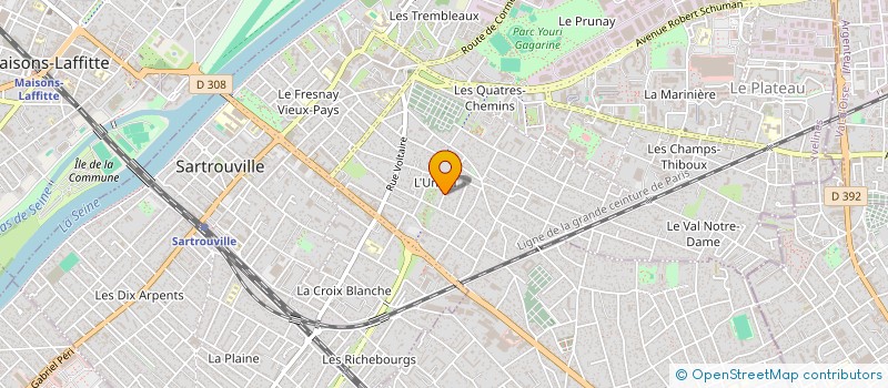 localisation de l'entreprise AMD CONSULTING ENERGIE à SARTROUVILLE