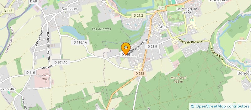 localisation de l'entreprise AMD - ELEC à ANET