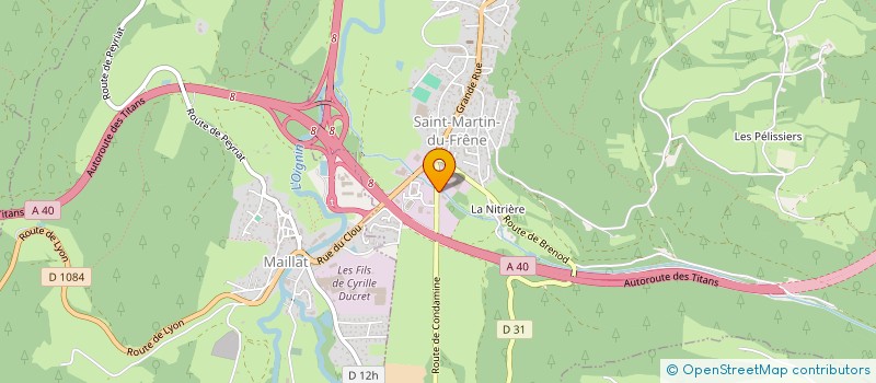 localisation de l'entreprise AMD GROUPE à SAINT-MARTIN-DU-FRENE