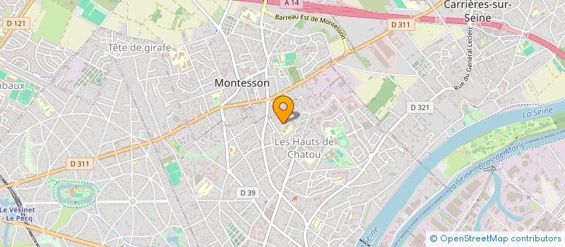 localisation de l'entreprise AMD HOLDING à RUEIL-MALMAISON