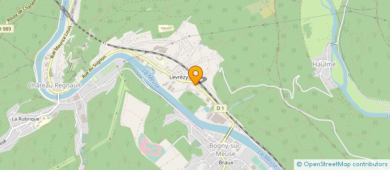 localisation de l'entreprise AMD INDUSTRIES à BOGNY-SUR-MEUSE