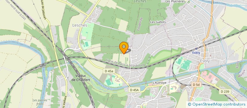 localisation de l'entreprise AMD INVEST  COUPVRAY