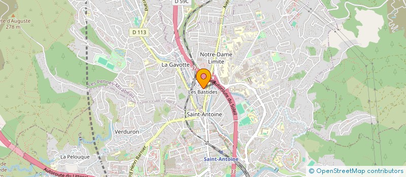localisation de l'entreprise AMD OUVERTURES à MARSEILLE