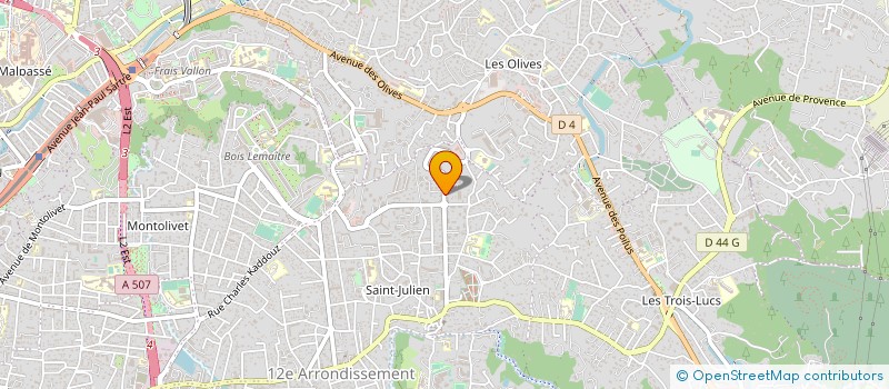 localisation de l'entreprise AMD PIERRES à MARSEILLE