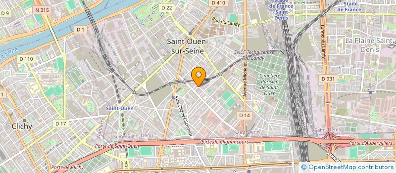 localisation de l'entreprise AMD STUDIO à SAINT-OUEN-SUR-SEINE