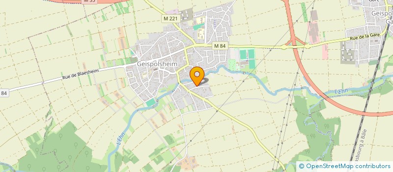 localisation de l'entreprise AMD TRANSPORT EST EXPRESS à GEISPOLSHEIM
