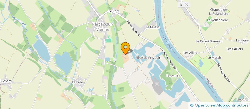 localisation de l'entreprise AMDA  PARCAY-SUR-VIENNE