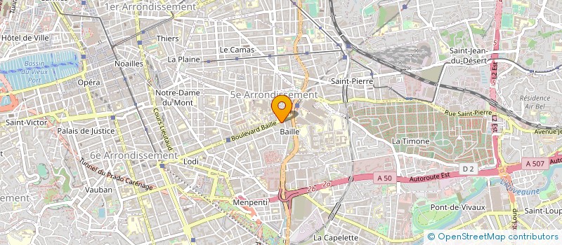 localisation de l'entreprise AMDATE à MARSEILLE
