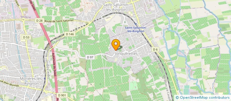 localisation de l'entreprise AMDB 84  JONQUERETTES