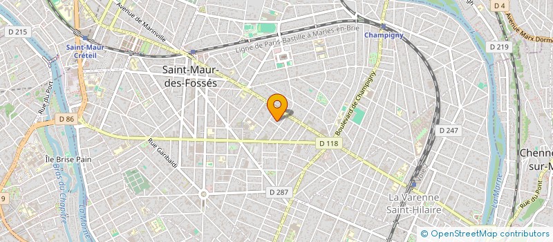 localisation de l'entreprise AMDB PATRIMOINE à SAINT-MAUR-DES-FOSSES