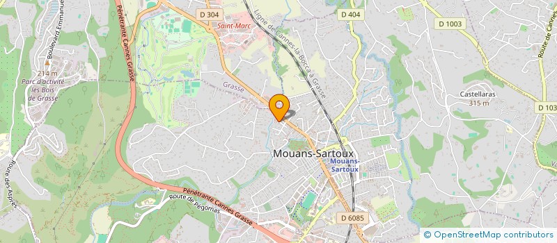 localisation de l'entreprise AMDD à MOUANS-SARTOUX