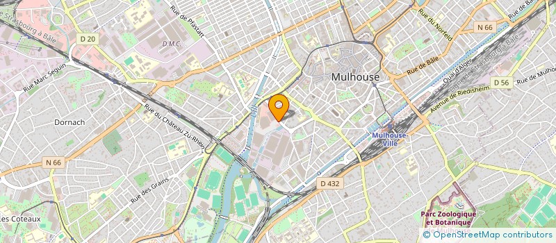 localisation de l'entreprise AMDES à MULHOUSE