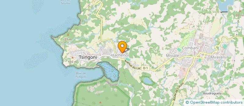 localisation de l'entreprise AMDES - GESTION à TSINGONI