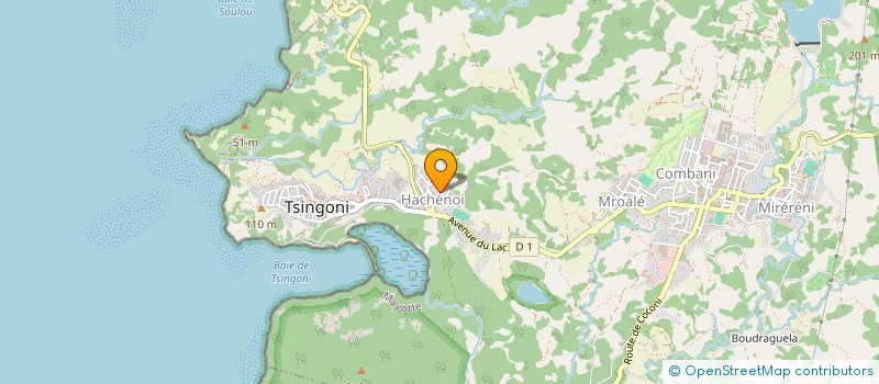 localisation de l'entreprise AMDES - NET à TSINGONI